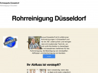 rohrexperte-düsseldorf.de Webseite Vorschau