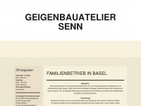geigenbausenn.ch Webseite Vorschau