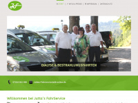 juttas-fahrservice.de Webseite Vorschau