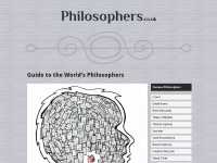 philosophers.co.uk Webseite Vorschau
