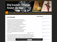 shisha-test24.de Webseite Vorschau