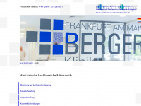 berger-klinik-frankfurt.de Webseite Vorschau