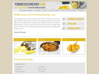 pommesschneider.com Webseite Vorschau