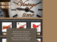 vintage-time.ch Webseite Vorschau