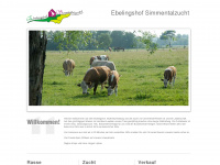 ebelingshof.de Webseite Vorschau