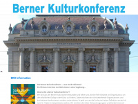 kulturkonferenz.ch Webseite Vorschau