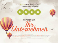 greentextdesign.de Webseite Vorschau