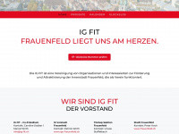 ig-fit.ch Webseite Vorschau