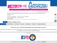 redzac-hochfilzer.at Webseite Vorschau