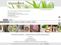 blumenwerk-kirchbichl.at Webseite Vorschau