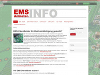 ems-anbieter.info Webseite Vorschau
