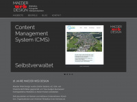 maederwebdesign.ch Webseite Vorschau