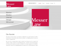 messerlaw.de Webseite Vorschau