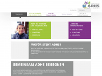 adhs-infoportal.de Webseite Vorschau