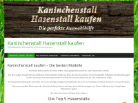 kaninchen-hasenstall.de Webseite Vorschau