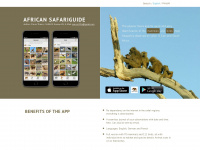 safariguide.ch Webseite Vorschau