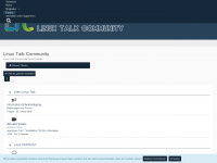 linux-talk.de Webseite Vorschau