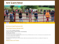 horse-spirit-festival.de Webseite Vorschau