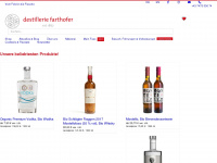 destillerie-farthofer.at Webseite Vorschau