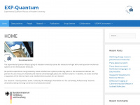 exp-quantum.org Webseite Vorschau