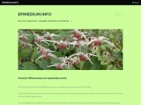 epimedium.info Webseite Vorschau
