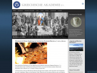 griechische-akademie.eu Webseite Vorschau