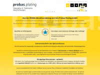 probas-plating.com Webseite Vorschau