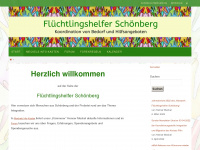 fluechtlingshelfer-schoenberg.de Webseite Vorschau