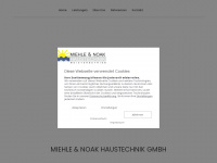 miehle-noak.de Webseite Vorschau