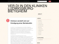 klinikumludwigsburg.wordpress.com Webseite Vorschau
