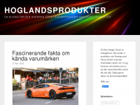 hoglandsprodukter.se Webseite Vorschau