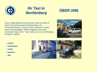 taxi-senftenberg.de Webseite Vorschau