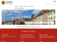 cheb.cz Webseite Vorschau