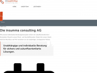 insumma-consulting.de Webseite Vorschau