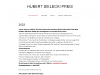 hubert-sielecki-preis.org Webseite Vorschau