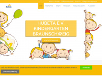 hubeta-kindergarten.de Webseite Vorschau