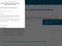 chiang-mai-airport.com Webseite Vorschau