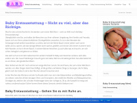 baby-erstausstattung-tipps.de Webseite Vorschau