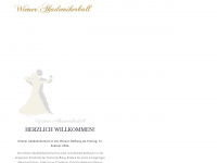 wiener-akademikerball.at Webseite Vorschau