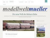 modellweltmueller.wordpress.com Webseite Vorschau