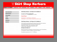 shirtshopherborn.de Webseite Vorschau