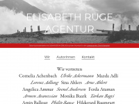 elisabeth-ruge-agentur.de Webseite Vorschau