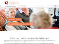 seniorenzentrum-alte-stadtgaertnerei.de Webseite Vorschau