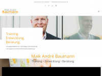 maik-andre-baumann.de Webseite Vorschau