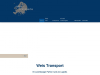 weis-transporte.de Webseite Vorschau