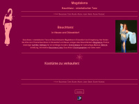 bauchtanz-magdalena.de Webseite Vorschau