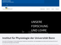physiologie.uni-bonn.de Webseite Vorschau