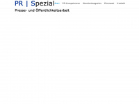 pr-spezial.de Webseite Vorschau