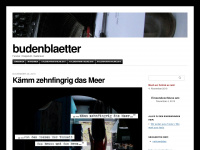 budenblaetter.wordpress.com Webseite Vorschau