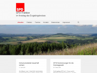 spd-kreistag-erz.de Webseite Vorschau